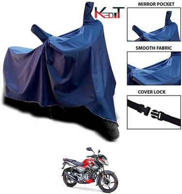 KEDIT Waterproof Two Wheeler Cover for Bajaj(Pulsar 160 NS DTS-i, Blue)