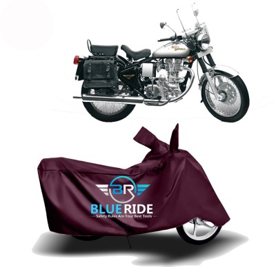 BLUERIDE Two Wheeler Cover for Royal Enfield(Machismo 500, Maroon)