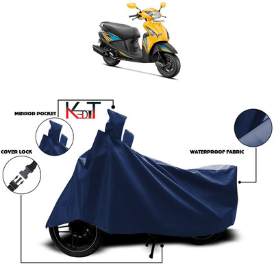 KEDIT Waterproof Two Wheeler Cover for Hero(Pleasure, Blue)