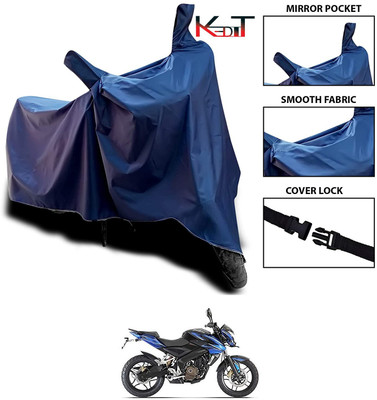 KEDIT Two Wheeler Cover for Bajaj(Pulsar 200 NS DTS-i, Blue)