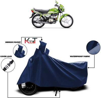KEDIT Waterproof Two Wheeler Cover for Hero(Blue)