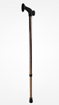 IWALK Feather Light in weight with all Copper Stylish design for very old age people Walking Stick