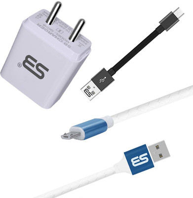 shopbucket 18 W 3.1 A Wall Charger for Mobile with Detachable Cable(White, Cable Included)