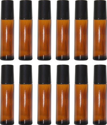 nsb herbals 10 ml Glass Bottle(Pack of 12, Brown)