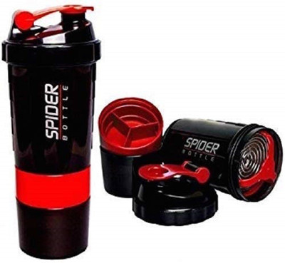 HGH 500 ml Plastic Shaker(Pack of 1, Multicolor)
