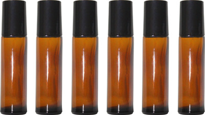 nsb herbals 10 ml Glass Bottle(Pack of 6, Brown)