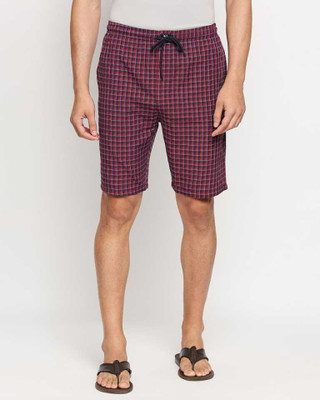 JK WORLD FASHION Checkered Men Multicolor Regular Shorts