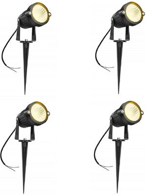 Ravi's Enterprise 3 W Basic Round Plug & Play Night Bulb(Yellow, Pack of 4)