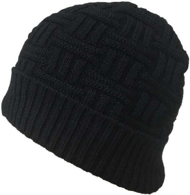 Bolax Self Design Beanie Cap