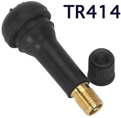 SEAHORSE POLYMERS Brass Tyre Valve Cap for Car(Round)