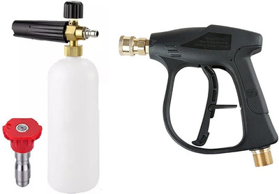 HU CREATIONS High Pressure Car Wash Jet Gun With Snow Adjustable Foam Lance Generator 1L Cannon For Pressure Washer Machine Washing High Pressure Car Wash Gun Pressure Washer