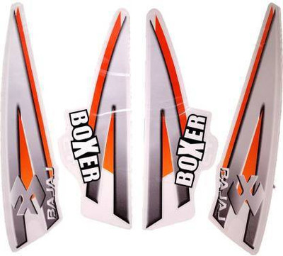 BR BULL Sticker & Decal for Bike(Multicolor)