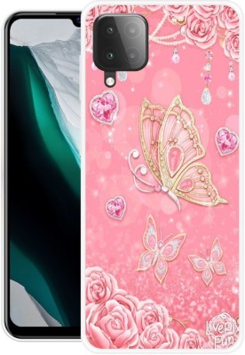 MUSKAY Back Cover for Samsung Galaxy M42, Samsung Galaxy M42 5G(Pink, Gold, Grip Case, Silicon, Pack of: 1)