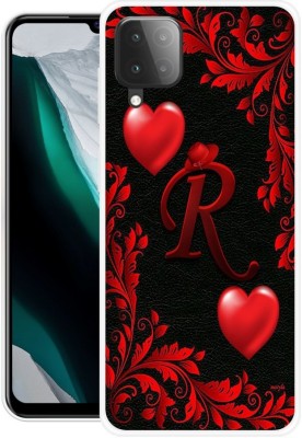 DESILOVE Back Cover for Samsung Galaxy M12, Samsung Galaxy A12(Black, Red, Grip Case, Silicon, Pack of: 1)