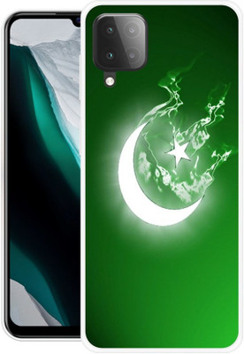 PRINTGARD Back Cover for Samsung Galaxy F12(Green, Grip Case, Silicon, Pack of: 1)