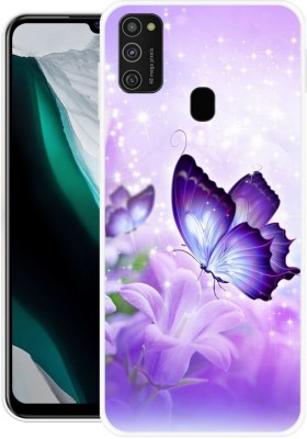 ROCKPRINT Back Cover for Samsung Galaxy M21, Samsung Galaxy M30s(Purple, Grip Case, Silicon, Pack of: 1)