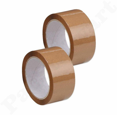 Dfix Brown Packaging Cello Tape NO Brown Cello Tape (Manual)(Set of 2, Brown)