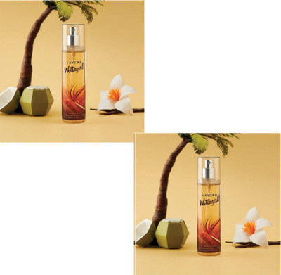 LAYER'R VANILLA EACH 135ML 2 Body Spray  -  For Women(270 ml, Pack of 2)