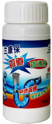 PuthaK Drain Cleaners Strong Pipe Dredging Agent Kitchen Water Pipe Sewer Toilet Closestool Clean Deodorant Powder Drain Opener(110 g)