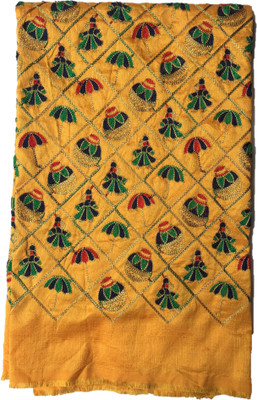 Shantuba Textile Silk Blend Embroidered Blouse Material