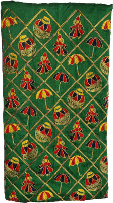 Shantuba Textile Silk Blend Embroidered Blouse Material