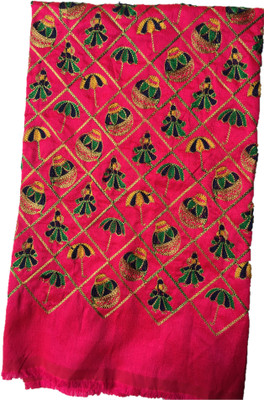Shantuba Textile Silk Blend Embroidered Blouse Material