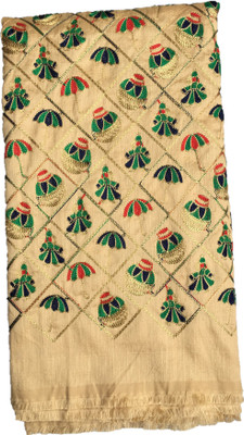 Dudheeba Textiles Silk Blend Printed Blouse Material