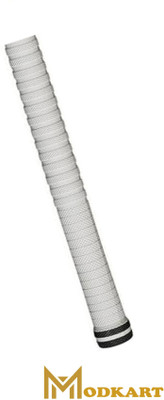 Modkart One Cricket Bat Handle White Grip (ST) Extra Tacky(Pack of 1)