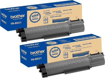 brother TN-B021 Toner Cartridge for Brother HL-B2000D, Brother HL-B2080DW, Brother DCP-B7500D, Brother DCP-B7535DW, Brother MFC-B7715DW Printers Black - Twin Pack Ink Cartridge