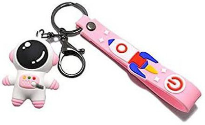 DSR Astronaut 3D Keychains-Pink Key Chain