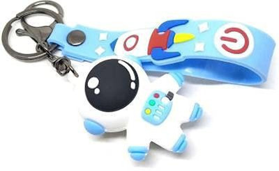 DSR Keychain Space and Astronaut Blue Key Chain