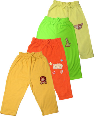 M S TRADING Track Pant For Baby Boys & Baby Girls(Multicolor, Pack of 4)
