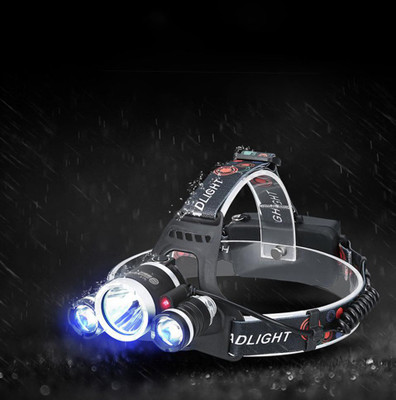 Buy From Best Rechargeable Headlamp Bright Waterproof LED Headlight Flashlight Torch Headlamp LED Headlamp(Black)