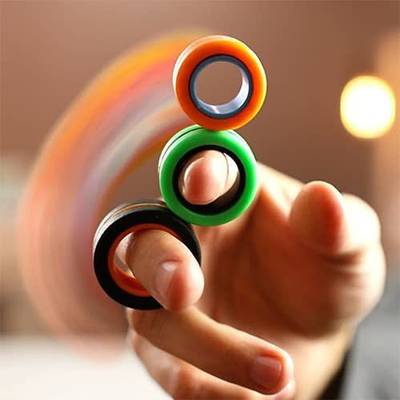 Magnetic rings anti stress top