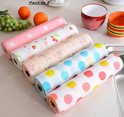 Padchaaya PVC (Polyvinyl Chloride) Floor Mat(Multicolor, Pack of 3, Free)