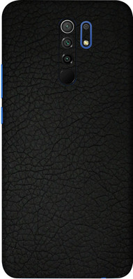 BUGGU POCO M2, poco m2 Mobile Skin(Ultra Super Black Leather Skin With High Matte Finish., Mobile Skin (Back+Side+Camera))