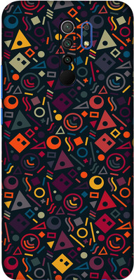 AsSkin Poco M2, poco m2, poco Mobile Skin(Ultra Super Geometric Shape With High Matte Finish .Skin..)