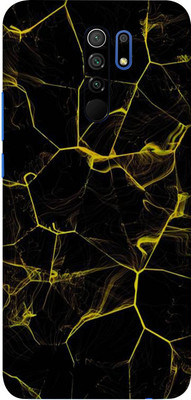 BugguSkin POCO M2 Mobile Skin(Ultra Super Black Abstract Skin With High Mattte Finish.)