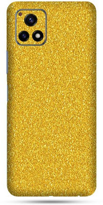 OggyBaba vivo y72 Mobile Skin(Golden Glitter Skin Matte Finish)