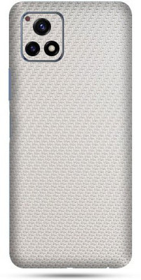 OggyBaba vivo y72 Mobile Skin(Milky White Carbon Fibre Skin Matte Finish)