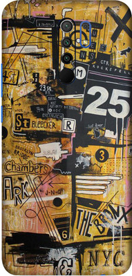 BUGGU POCO M2, poco m2 Mobile Skin(Ultra Super Multicolor Graffiti Skin With High Matte Finish., Mobile Skin (Back+Side+Camera))
