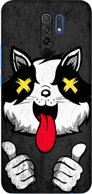 BugguSkin POCO M2 Mobile Skin(Ultra Super Crazy Cat Skin With High Mattte Finish.)