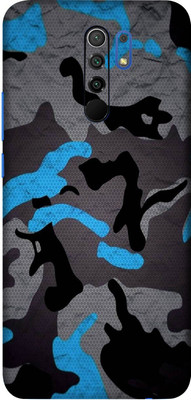 Jeeva Creation Poco M2 Mobile Skin(Ultra Super Cam Blue Skin With High Matte Finish.)