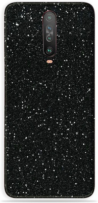 BUGGU POCO X2, poco x2 Mobile Skin(Ultra Super Sparkling Black Glitter Skin With High Mattte Finish.)