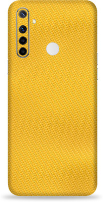 AsSkin Realme X50 Pro, realme x50 pro, realme x50pro Mobile Skin(Ultra Super Yellow Carbon Fiber Fiber Green With High Matte Finish.)