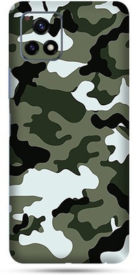 OggyBaba vivo y72 Mobile Skin(Winter Army Camouflage Skin Matte Finish)