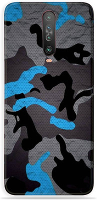 LAMHA Poco X2, POCO X2 Mobile Skin(Ultra Super Camouflage Military Blue With High Mattte Finish.)