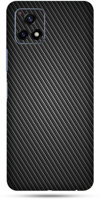 OggyBaba vivo y72 Mobile Skin(Charcoal Black Carbon Fibre Skin Matte Finish)
