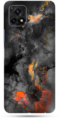 OggyBaba vivo y72 Mobile Skin(Black Clouds Skin Matte Finish)