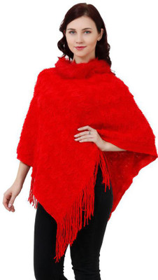 Life and style Wool Blend Poncho